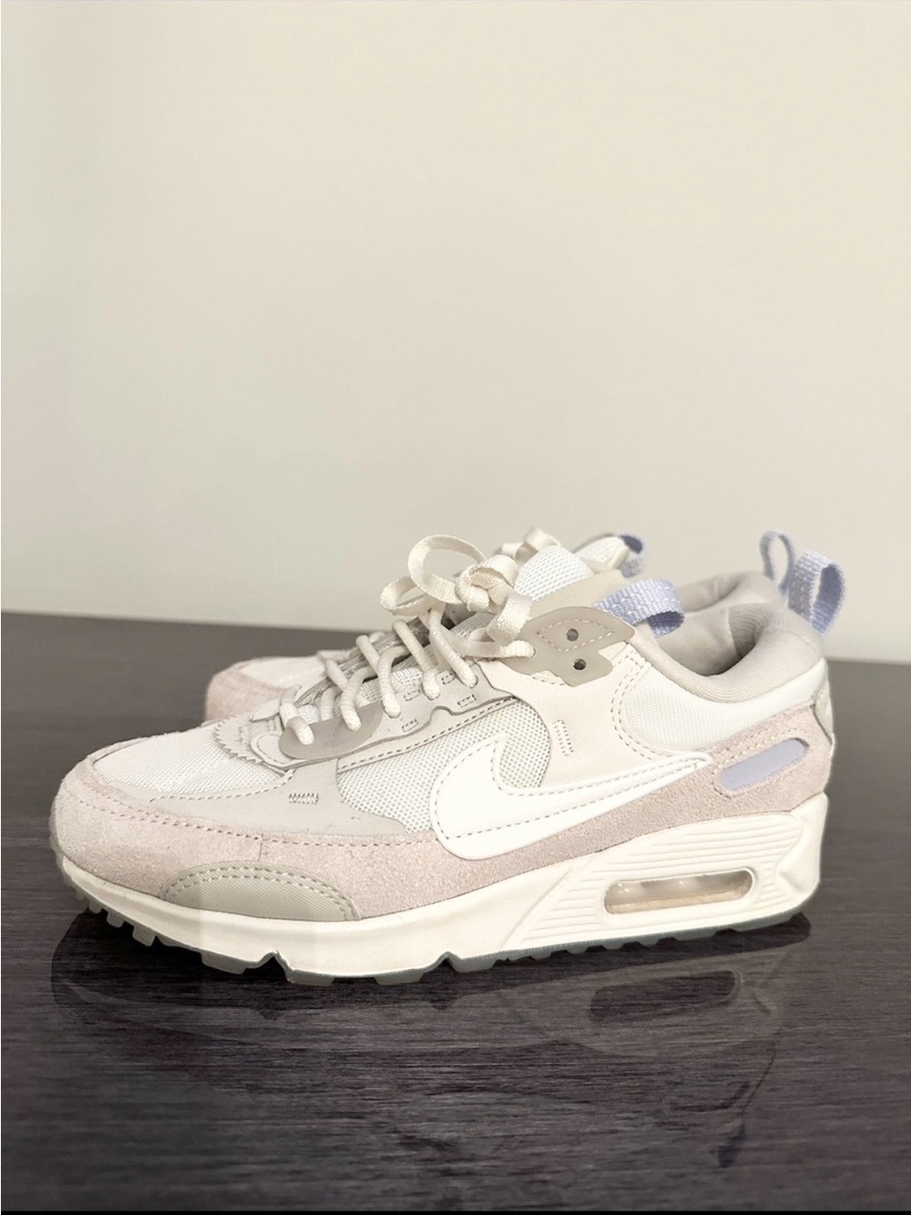 Nike Women’s Air Max 90 Futura White Sneaker Lifestyle Shoes 5.5